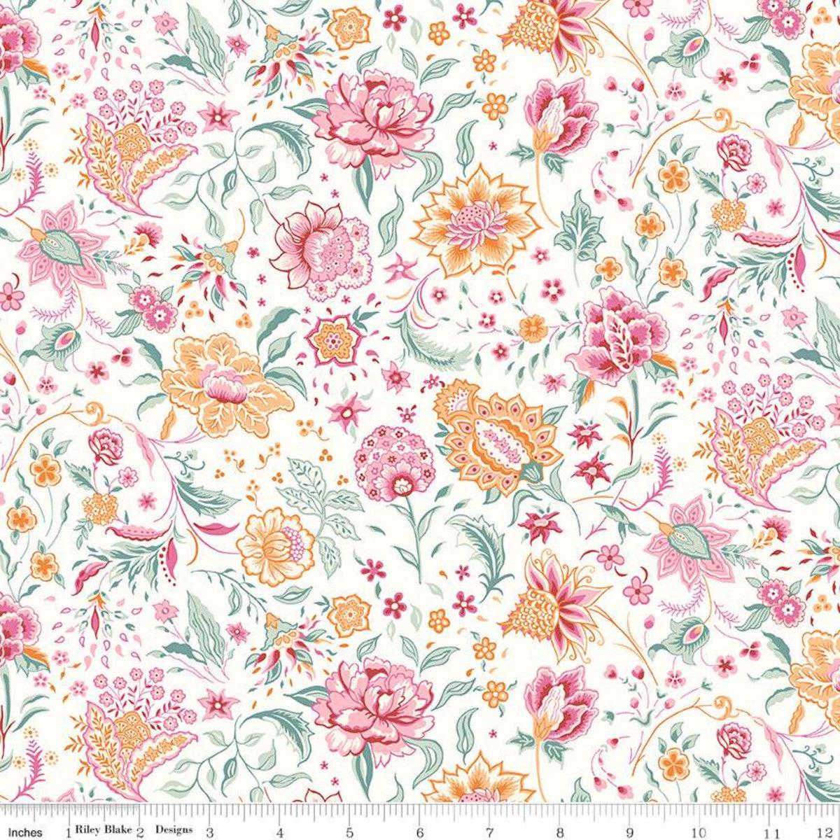 Liberty Fabrics-Painted Sunset Melou Meadow-fabric-gather here online