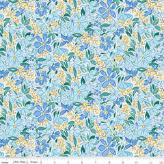 Liberty Fabrics-Watercolour Garden Sallieann-fabric-gather here online