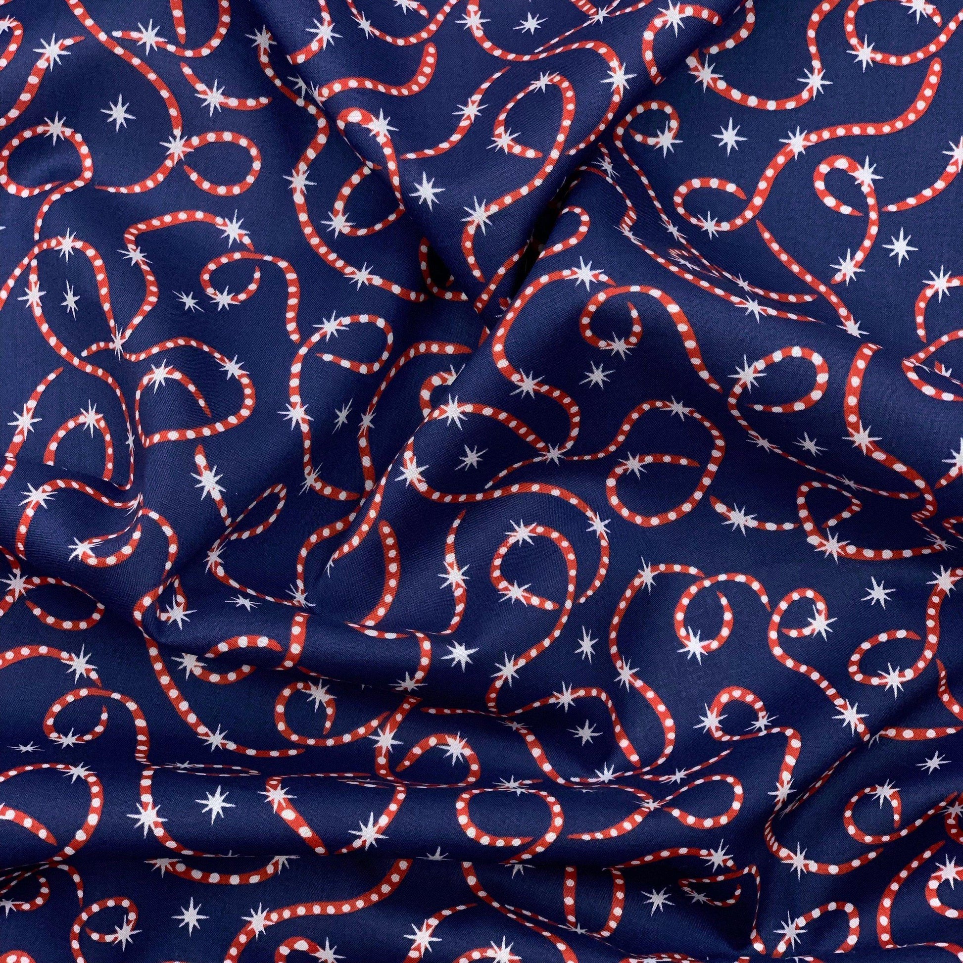 Liberty of London-Tana Lawn - Festive Sparkle-fabric-gather here online