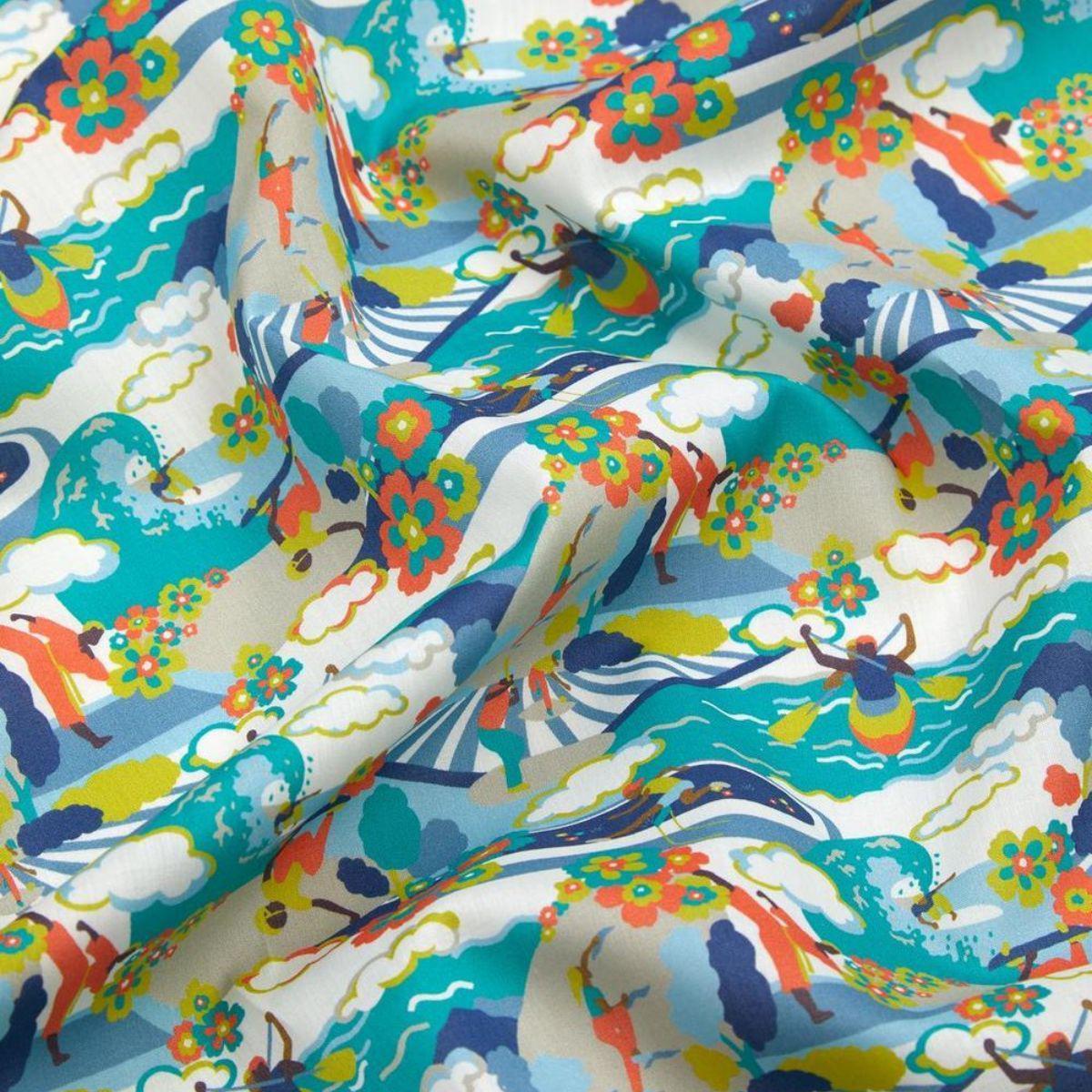 Liberty of London-Tana Lawn - Going for Gold-fabric-gather here online