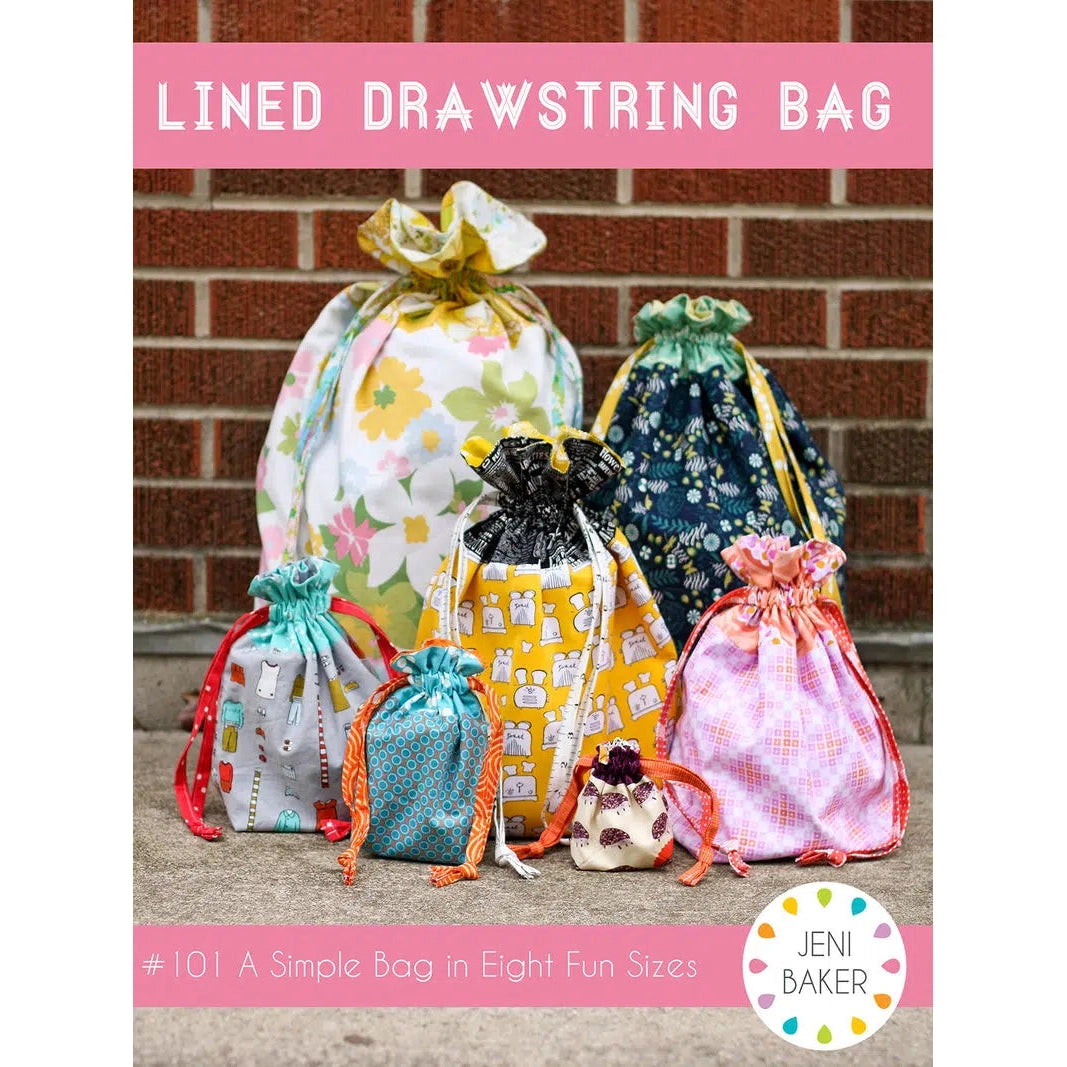In Color Order - Jeni Baker-Lined Drawstring Bag-sewing pattern-gather here online