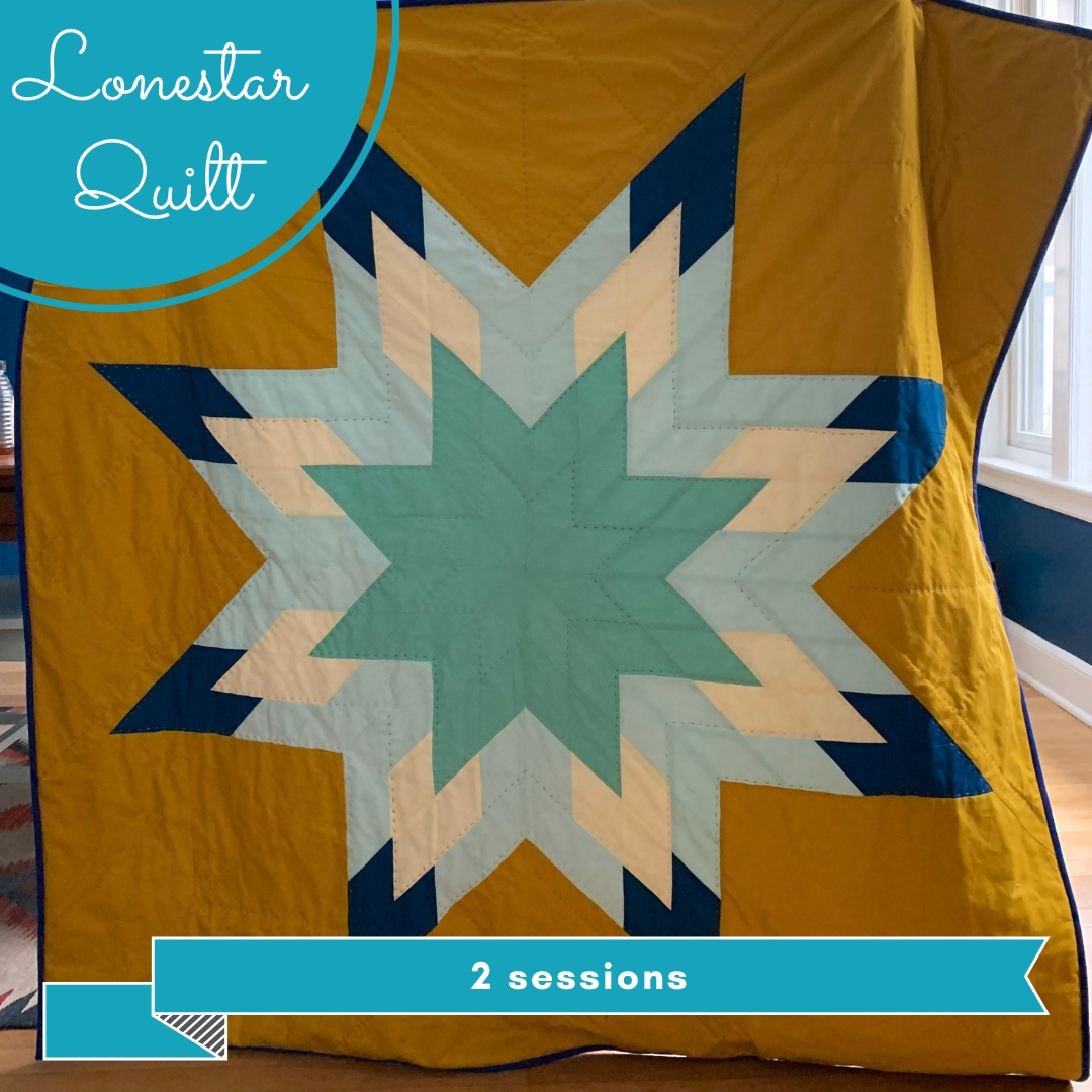 gather here classes-Lonestar Quilt - 2 sessions-class-gather here online