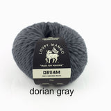 Loopy Mango-Dream-yarn-Dorian Gray-gather here online