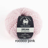 Loopy Mango-Dream-yarn-Rococo Pink-gather here online