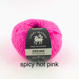 Loopy Mango-Dream-yarn-Spicy Hot Pink-gather here online