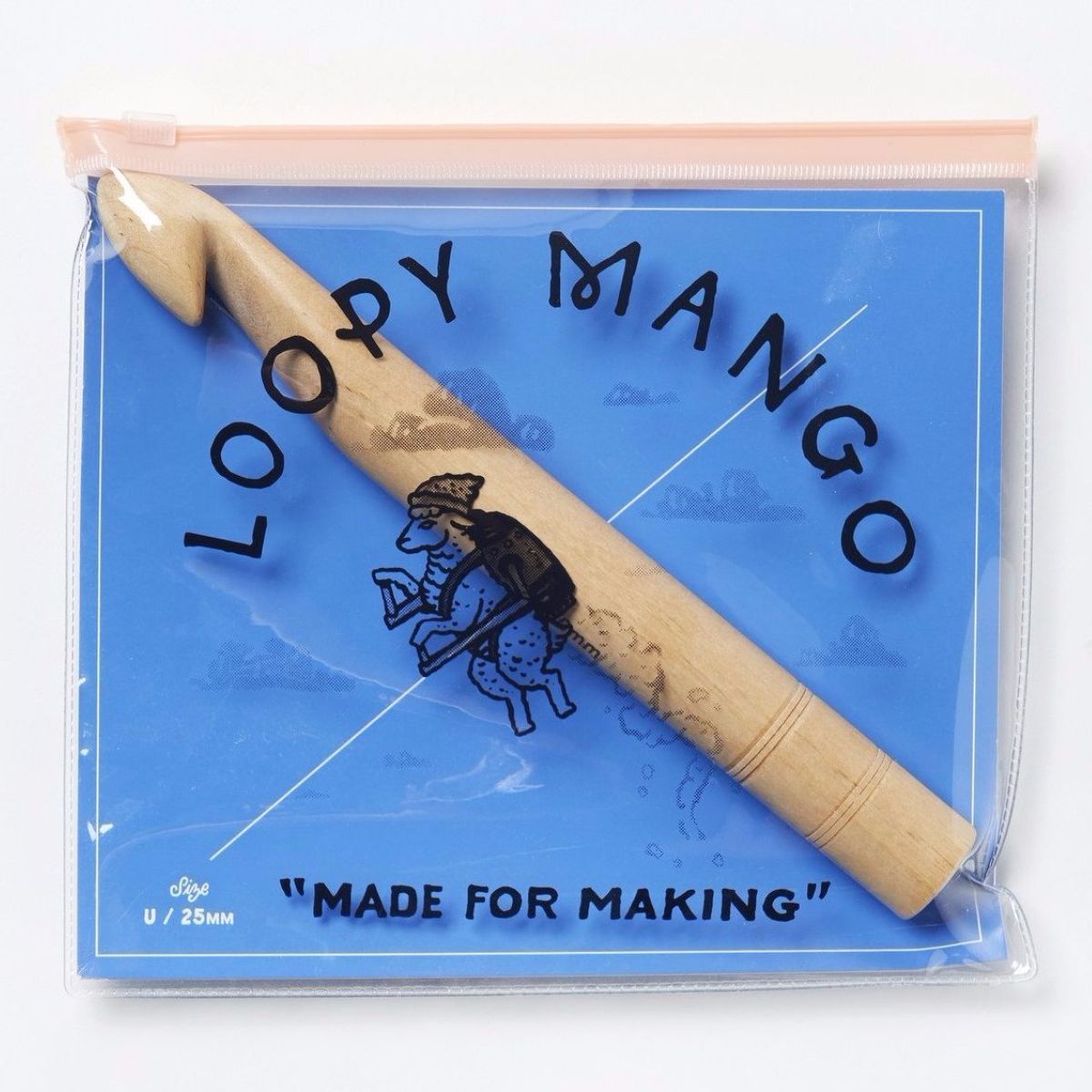 Loopy Mango-Giant Crochet Hook Size U (25mm)-knitting needle/crochet hook-gather here online