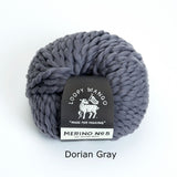 Loopy Mango-Merino No. 5-yarn-Dorian Gray-gather here online