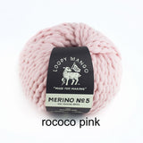 Loopy Mango-Merino No. 5-yarn-Rococo Pink-gather here online