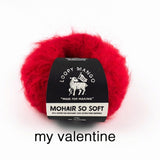 Loopy Mango-Mohair So Soft-yarn-My Valentine-gather here online