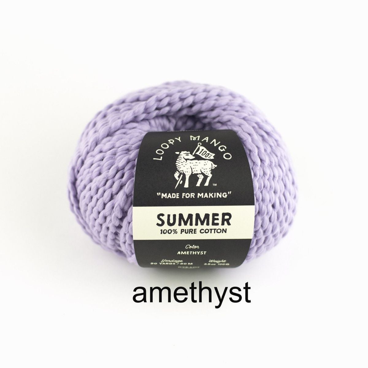 Loopy Mango-Summer-yarn-Amethyst-gather here online
