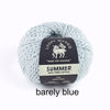 Loopy Mango-Summer-yarn-Barely Blue-gather here online