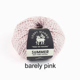 Loopy Mango-Summer-yarn-Barely Pink-gather here online
