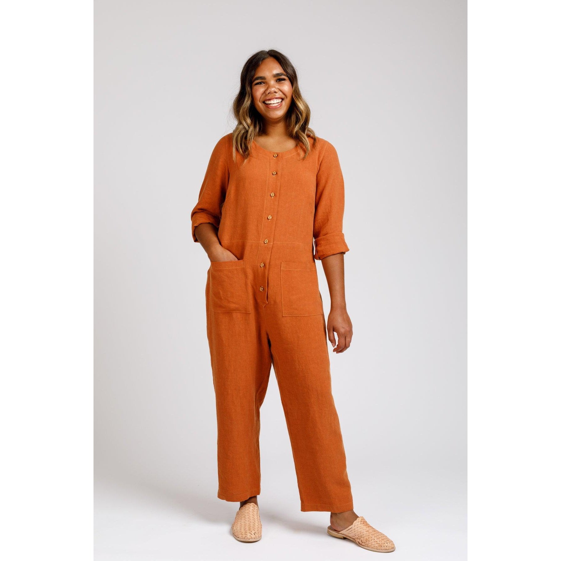 Megan Nielsen-Durban Jumpsuit & Romper Pattern-sewing pattern-gather here online