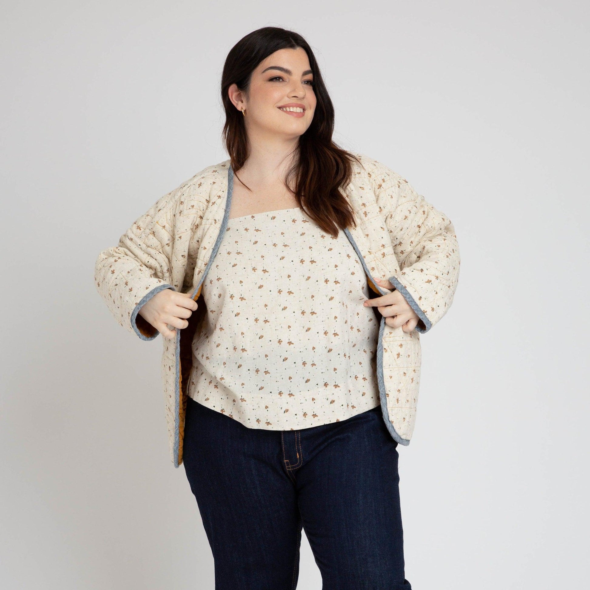 Megan Nielsen-Hovea Jacket & Coat Pattern-sewing pattern-gather here online