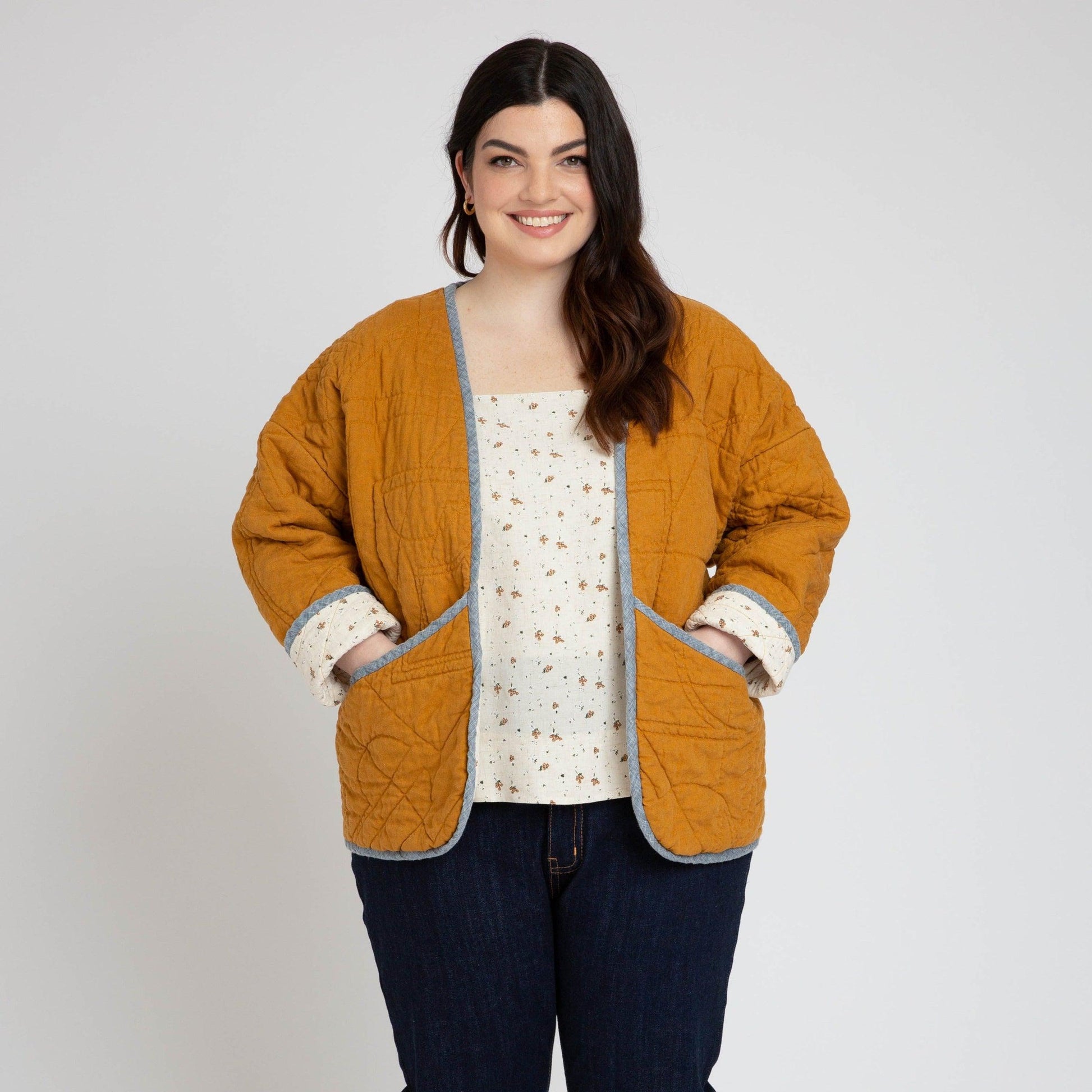 Megan Nielsen-Hovea Jacket & Coat Pattern-sewing pattern-gather here online