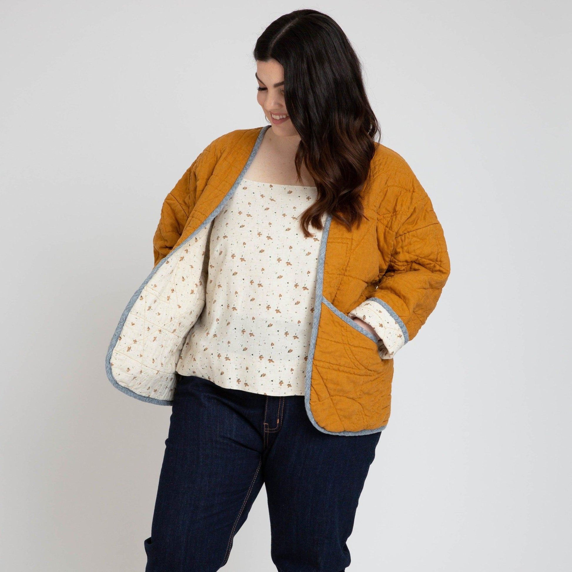 Megan Nielsen-Hovea Jacket & Coat Pattern-sewing pattern-gather here online