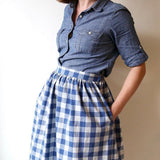 Made by rae-Cleo Skirt pattern-sewing pattern-gather here online