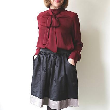 Made by rae-Cleo Skirt pattern-sewing pattern-gather here online