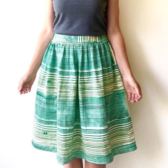 Made by rae-Cleo Skirt pattern-sewing pattern-gather here online