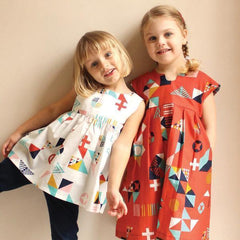 Made by rae-Geranium Dress Pattern 0-5T-sewing pattern - kids-Default-gather here online