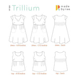 Made by rae-Trillium Dress Pattern-sewing pattern-gather here online