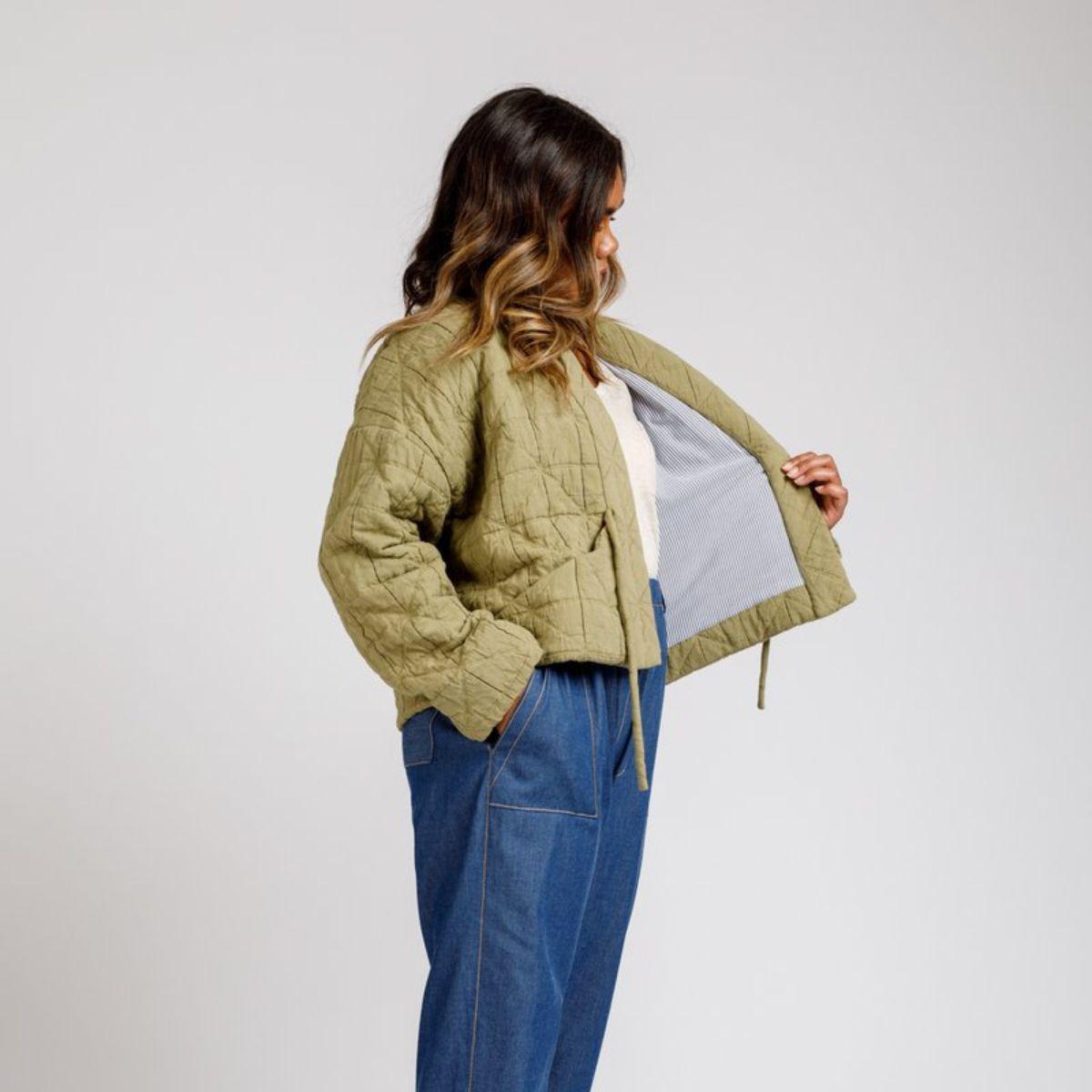 Megan Nielsen-Hovea Jacket & Coat Pattern-sewing pattern-gather here online