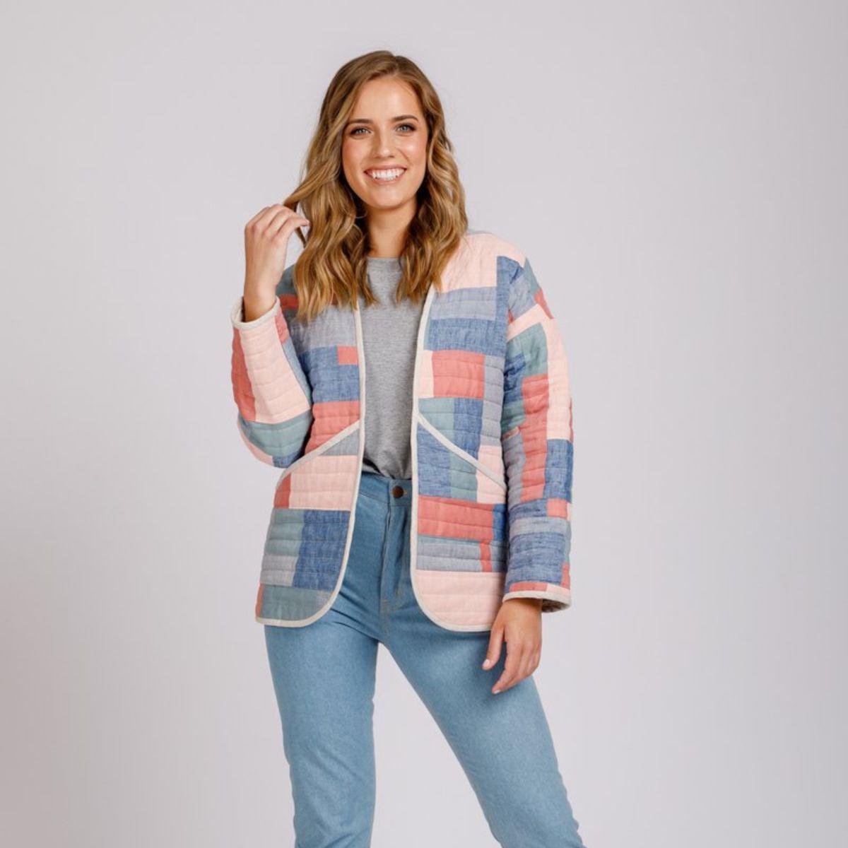 Megan Nielsen-Hovea Jacket & Coat Pattern-sewing pattern-gather here online