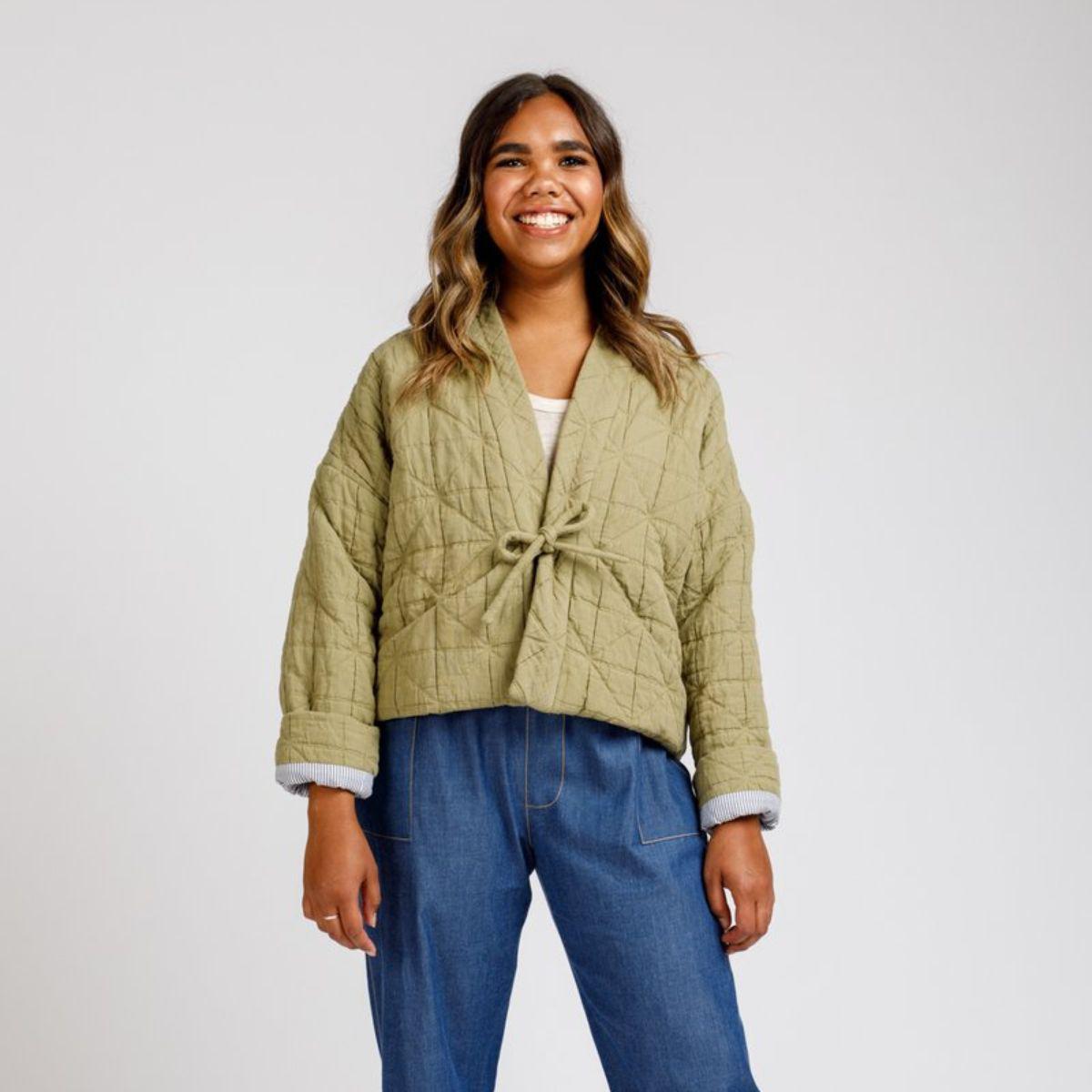 Megan Nielsen-Hovea Jacket & Coat Pattern-sewing pattern-gather here online