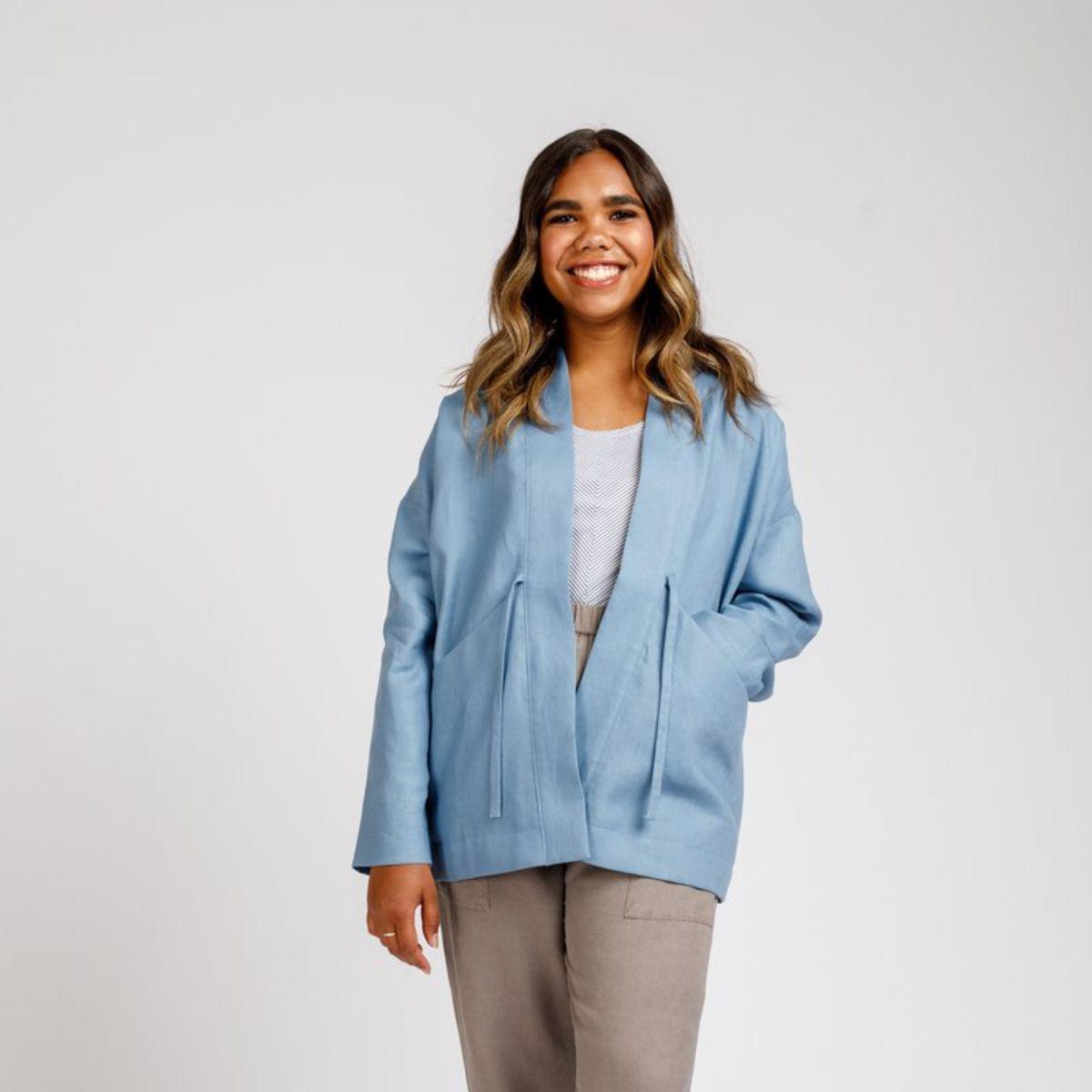 Megan Nielsen-Hovea Jacket & Coat Pattern-sewing pattern-gather here online