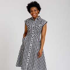 Megan Nielsen-Matilda Shirt Dress Pattern-sewing pattern-gather here online