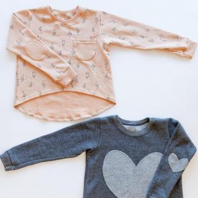 Megan Nielsen-Mini Briar T-shirt or Sweater-sewing pattern-gather here online