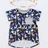 Megan Nielsen-Mini Briar T-shirt or Sweater-sewing pattern-gather here online
