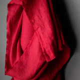 Merchant & Mills-185 Linen Core, Demon Scarlet-fabric-gather here online
