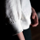 Merchant & Mills-185 Linen Core, Virgin White-fabric-gather here online