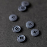 Merchant & Mills Notions, Patterns, Other-Cotton Button 15mm (each)-button-Silt Grey-gather here online