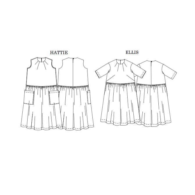 Merchant & Mills - Ellis & Hattie Dress pattern - Default - gatherhereonline.com