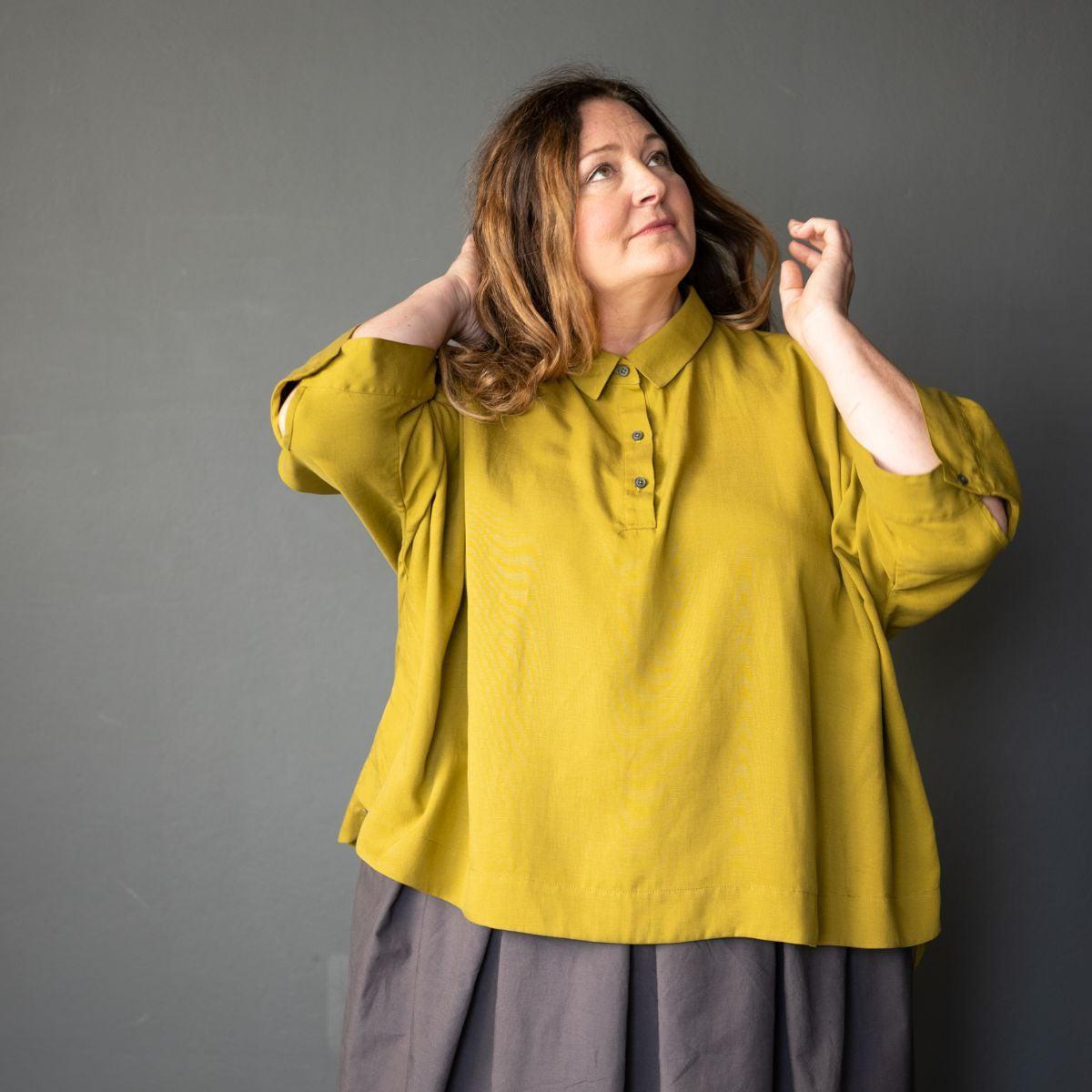 Merchant & Mills-Ellsworth Shirt Pattern-sewing pattern-18-28-gather here online