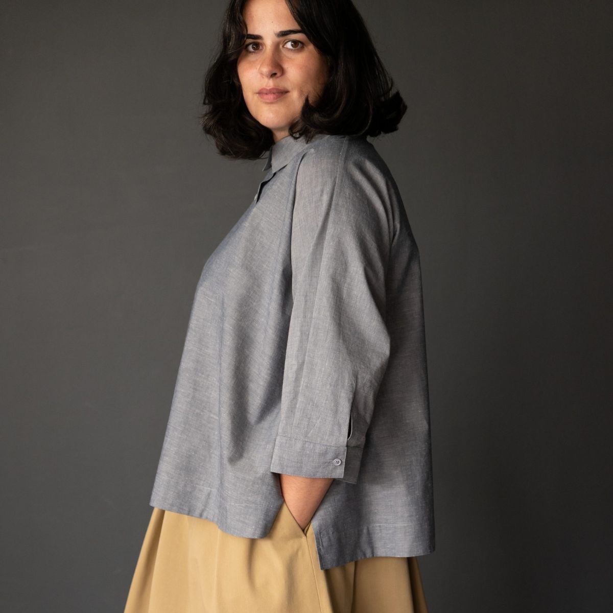 Merchant & Mills-Ellsworth Shirt Pattern-sewing pattern-gather here online