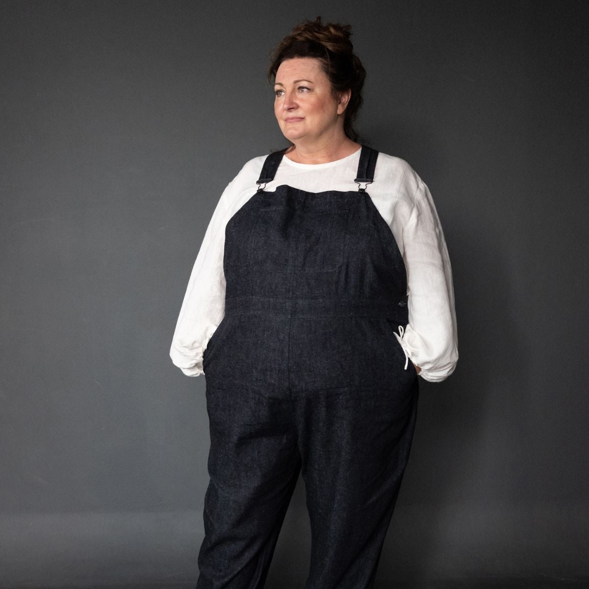 Merchant & Mills-Harlene Dungarees Pattern-sewing pattern-18-28-gather here online