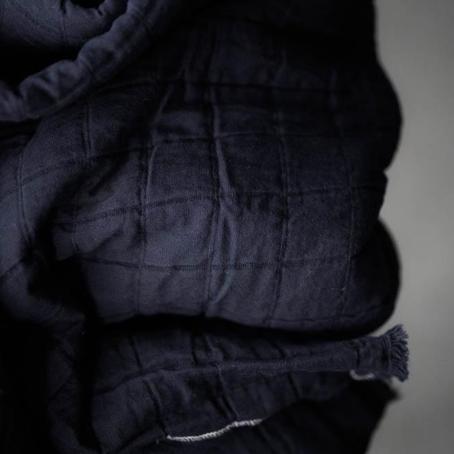 Merchant & Mills - Jacquard Square Cotton, Quink Indigo Blue - - gatherhereonline.com