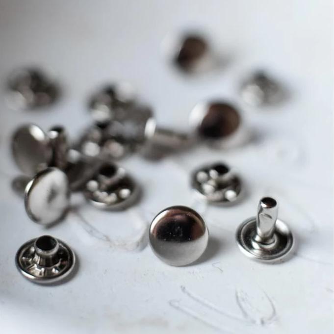 Merchant & Mills - Nickel Rivets, 9mm - 20 pack - Default - gatherhereonline.com