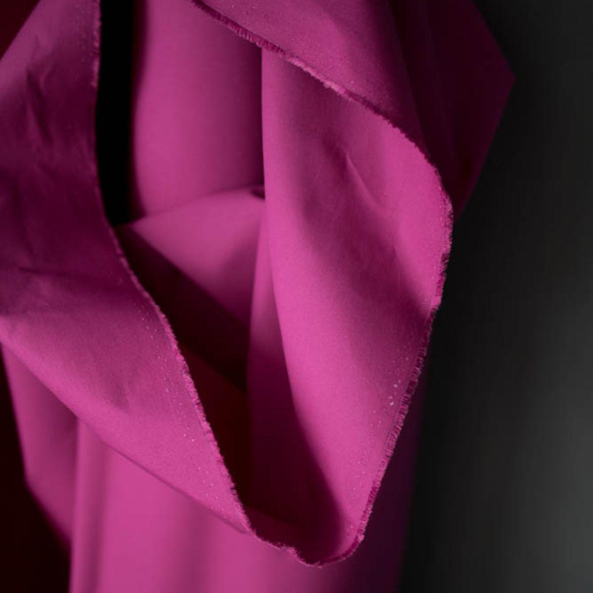 Merchant & Mills-Organic Dry Oilskin Magenta-fabric-gather here online