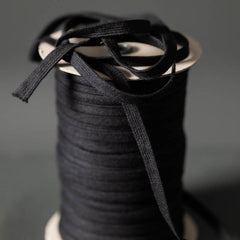 Merchant & Mills-Recycled Drawstring Webbing-10mm, Black-trim-gather here online