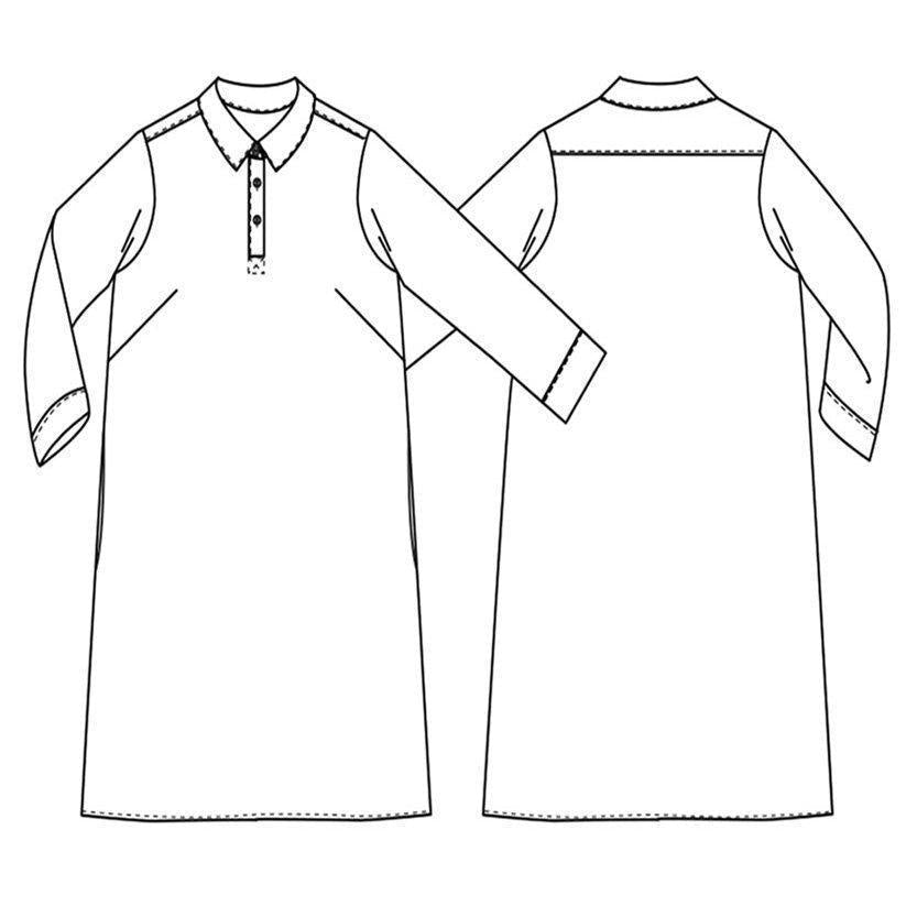 Merchant & Mills - Rugby Dress pattern - Default - gatherhereonline.com