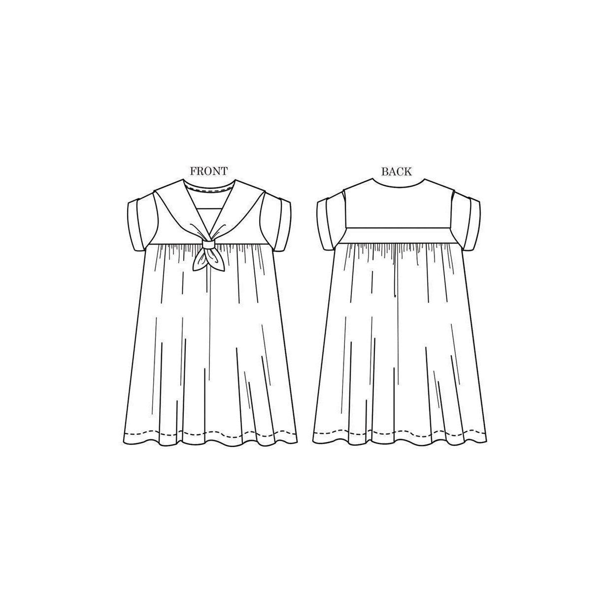 Merchant & Mills - Skipper Child's Dress Pattern - Default - gatherhereonline.com