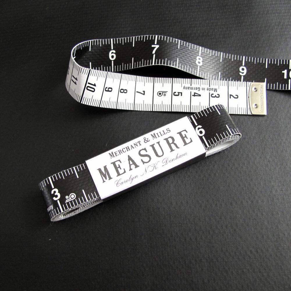 tape measure black and white