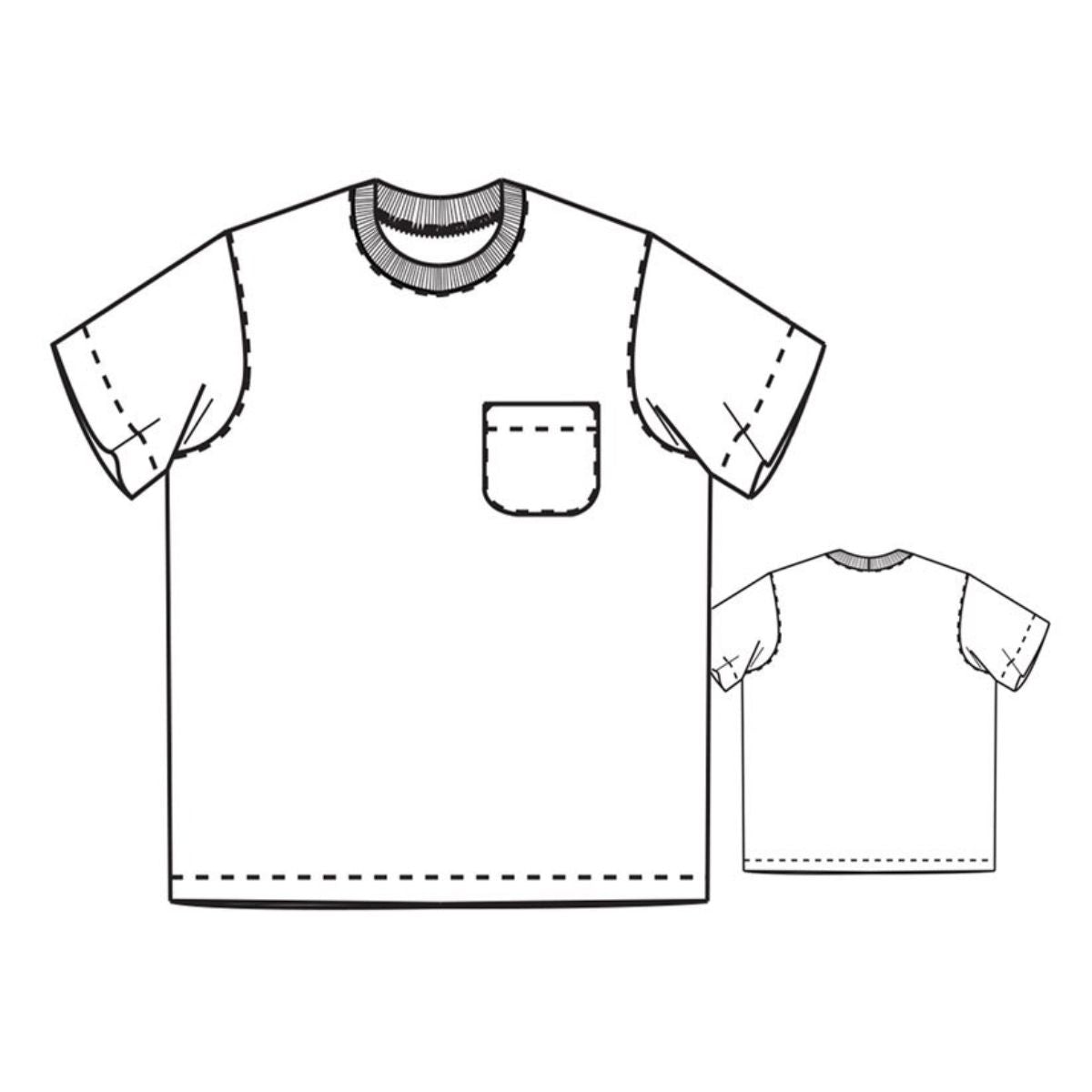 Merchant & Mills-Tee Shirt Pattern-sewing pattern-gather here online