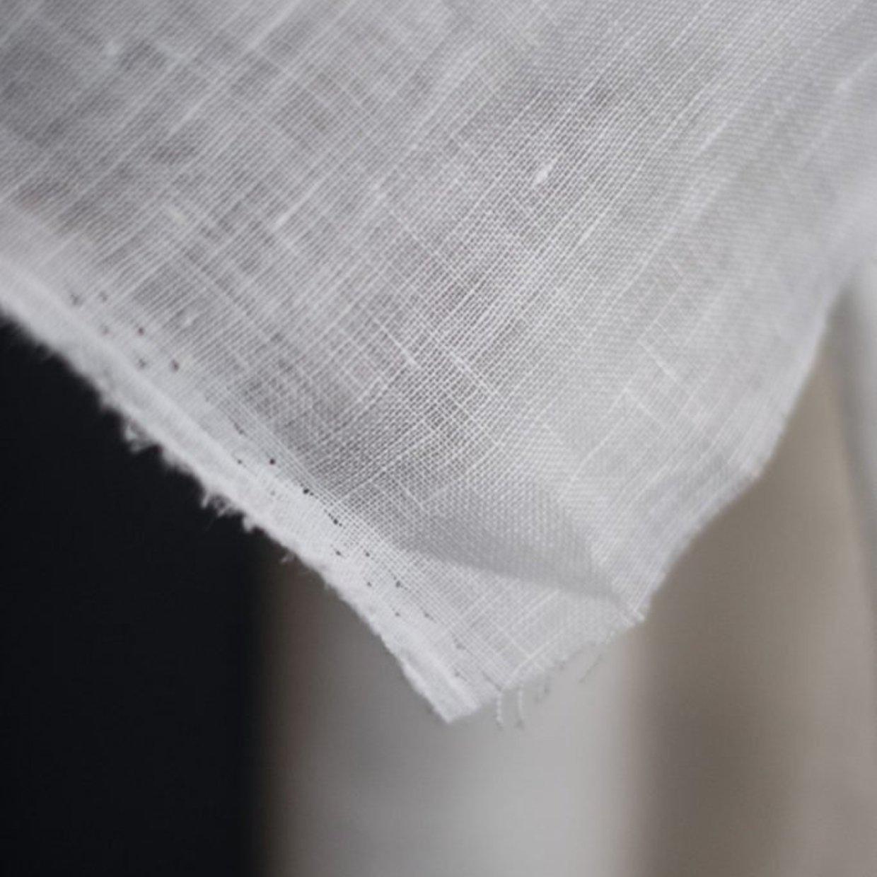 Merchant & Mills-White Linen Gauze-fabric-gather here online