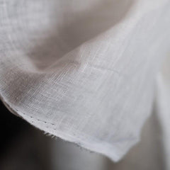 Merchant & Mills-White Linen Gauze-fabric-gather here online
