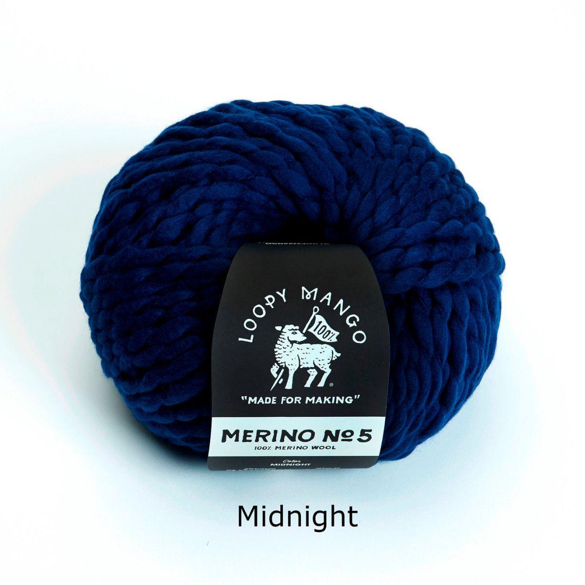 Loopy Mango-All You Knit Kit - Hat-knitting / crochet kit-Midnight-gather here online